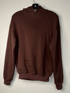 House of CB Men's Brown Crewneck Hoodie Pullover
